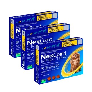 Foto 1 | Desprasitante Nexgard Spectra 3.5-7.5kg 3 Pzas Para Perro Precio Mayoreo