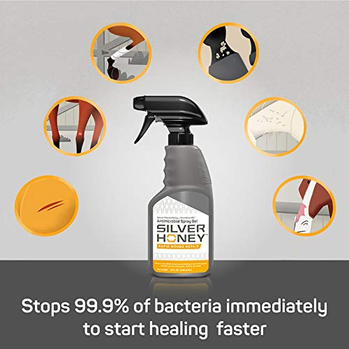 Foto 5 pulgar | Aerosol para Reparación de Heridas Absorbine Silver Honey 240 ml para Caballos - Venta Internacional