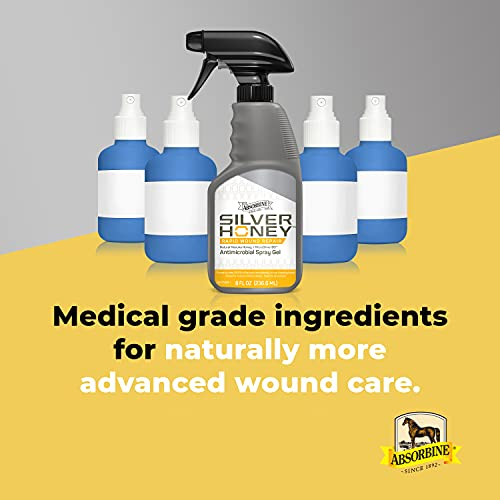 Foto 6 pulgar | Aerosol para Reparación de Heridas Absorbine Silver Honey 240 ml para Caballos - Venta Internacional