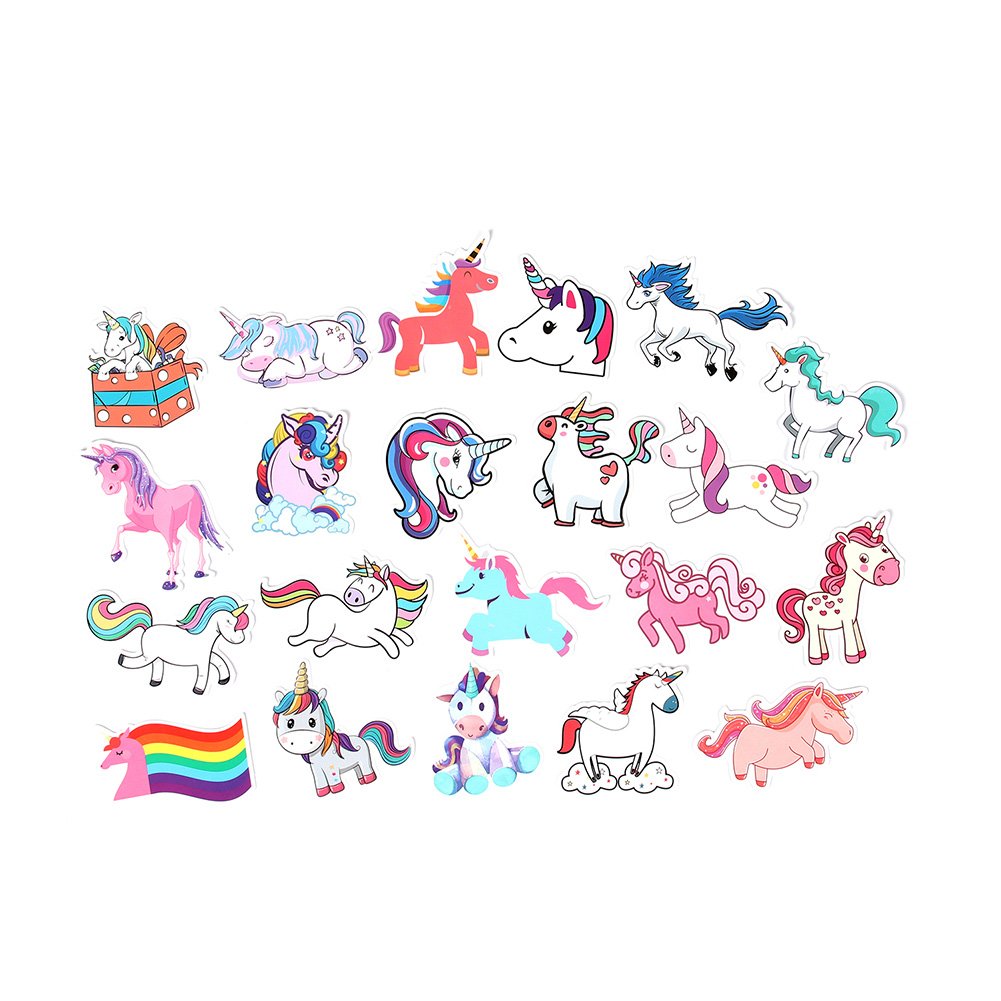 Foto 3 | Venta Internacional - Pegatinas Con Diseño De Unicornio, 50 Unidades, Impermeables, Para Portátil, Caja De Agua