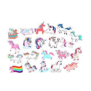 Foto 3 | Venta Internacional - Pegatinas Con Diseño De Unicornio, 50 Unidades, Impermeables, Para Portátil, Caja De Agua