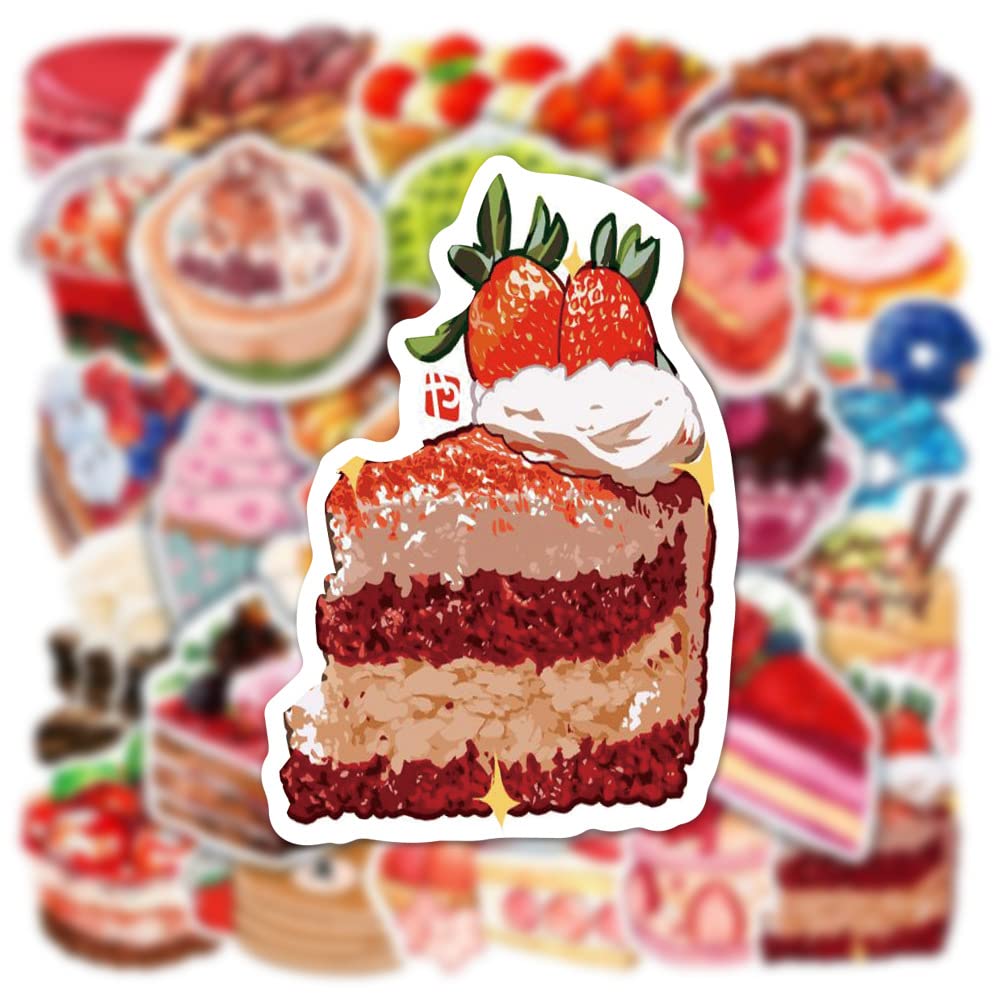 Foto 7 | Calcomanías De Comida, 100 Unidades, Lindas Pegatinas De Vinilo Kawaii, Impermeables - Venta Internacional.