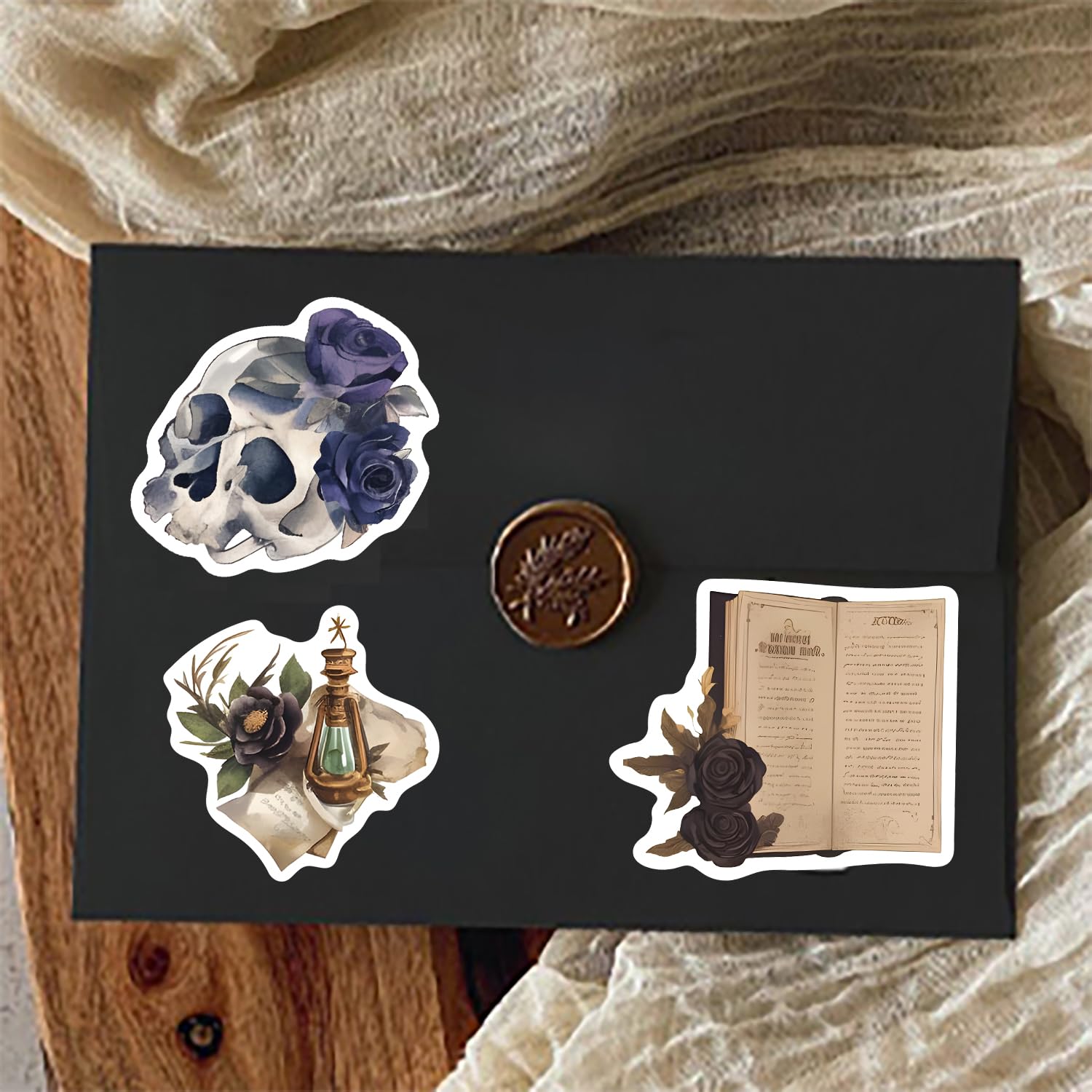 Foto 7 pulgar | Adhesivo Mkz Potion Tags Vintage Apothecary Dark Academia - Venta Internacional.
