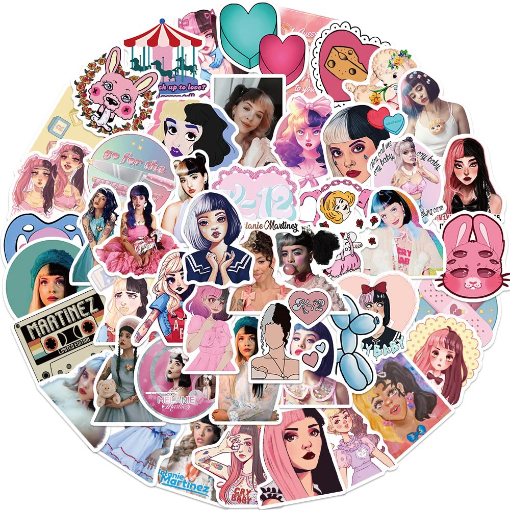 Foto 2 | Set De Pegatinas Melanie Martinez De Vinilo Impermeable (50 Unidades) - Venta Internacional.