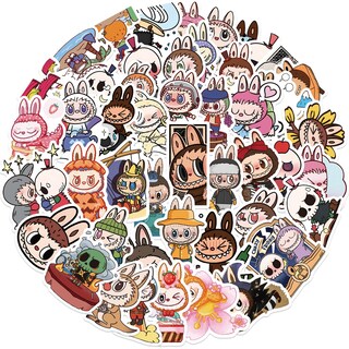 Foto 1 | Pegatinas Rubang Labubu Cartoon, 50 Unidades, Impermeables Para Botella De Agua - Venta Internacional.