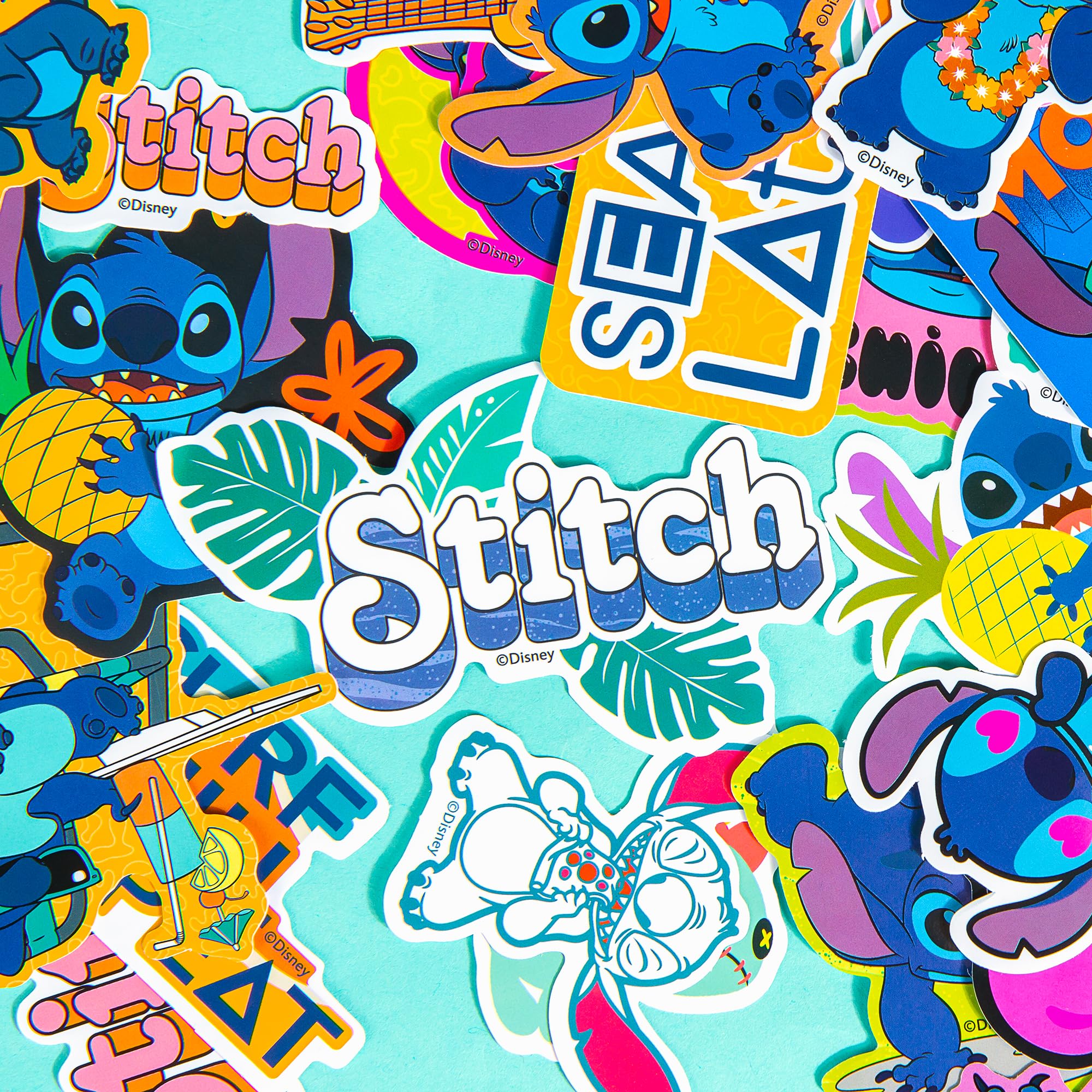 Foto 7 | Paquete De Pegatinas Fashion Angels Disney Stitch Con 100 Pegatinas - Venta Internacional.