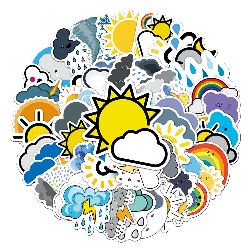 Pegatinas Qaxrocyn De Vinilo Impermeable A La Intemperie, 50 Unidades, Para Niños - Venta Internacional.