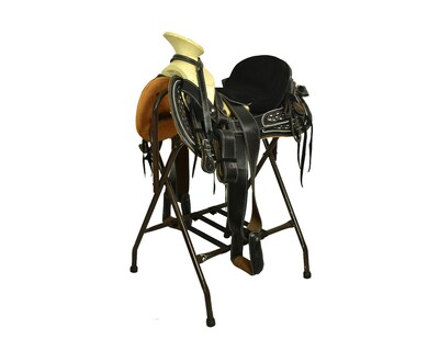 Foto 2 | Montura Cola de Pato para Caballo Talabartería del Bajío de Vaqueta Asiento Forrado color Negro Fuste 15''