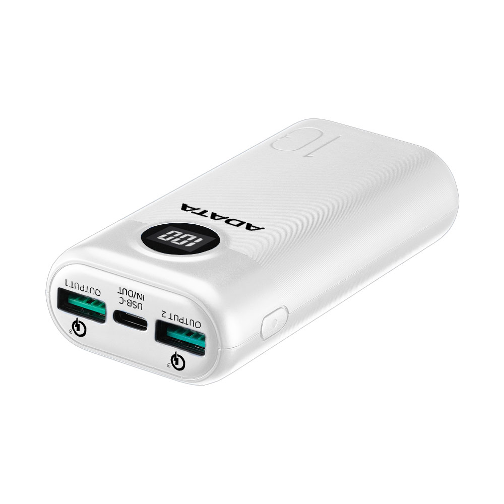 Foto 2 | Power Bank Digital 10,000mah Adata P10000qcd Blanco