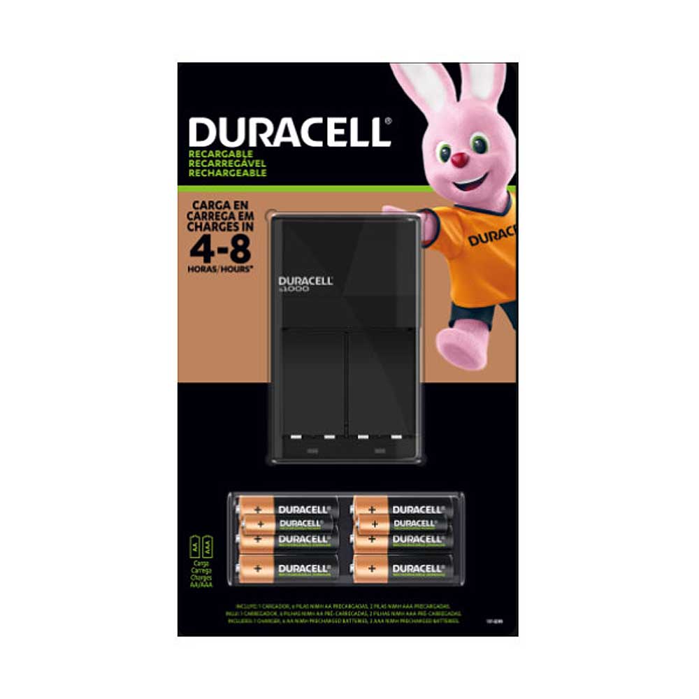 Foto 2 pulgar | Cargador Duracell Dx1500 para Pilas AA Y AAA Incluye 6 Pilas