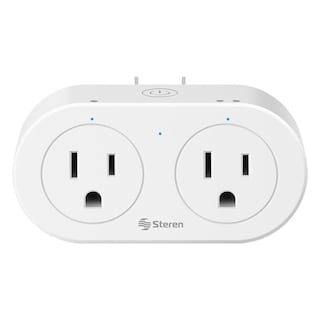 Foto 2 | Contacto Tomacorriente Doble con Wi-fi Steren Shome-130 color Blanco