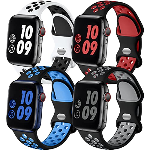 Foto 2 pulgar | Venta Internacional - Adorve Compatible Con Apple Watch Band 45 Mm 44 Mm 42 Mm Para Mujeres Chicas Para Hombres,