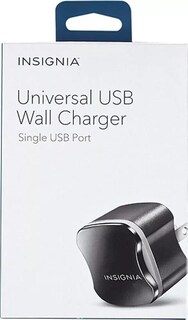 Foto 2 | Adaptador de Pared Usb Insignia Ns-ac1u2n 12w Potencia Negro