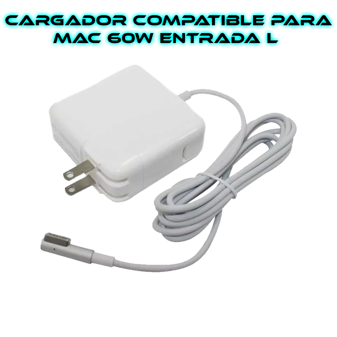 Foto 3 pulgar | Cargador Compatible Magsafe Tipo L 16.5v 3.55a 60w