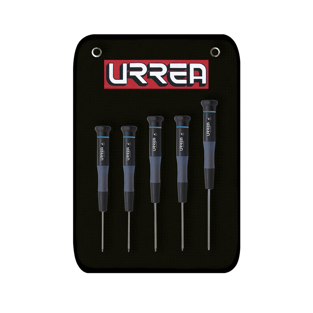 Foto 2 pulgar | Juego de Destornilladores Urrea 9500bt Esd Torx 5 Piezas Estuche Lona color Negro