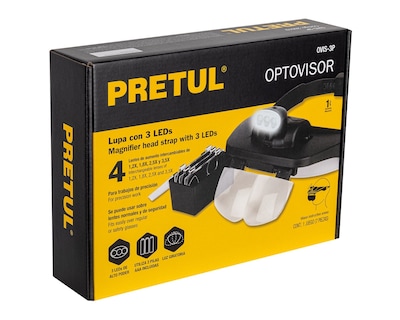 Foto 3 | Lupa Optovisor de 3 Leds para Reparación Pretul Ovis-3p con Estuche