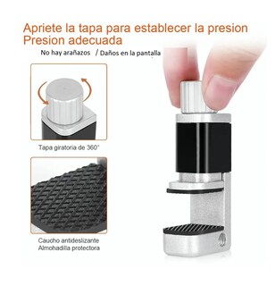 Foto 2 | Kit Pinzas Sujetadora Para Pantalla Touch Eo Safe Imports Esi-090 Color Gris