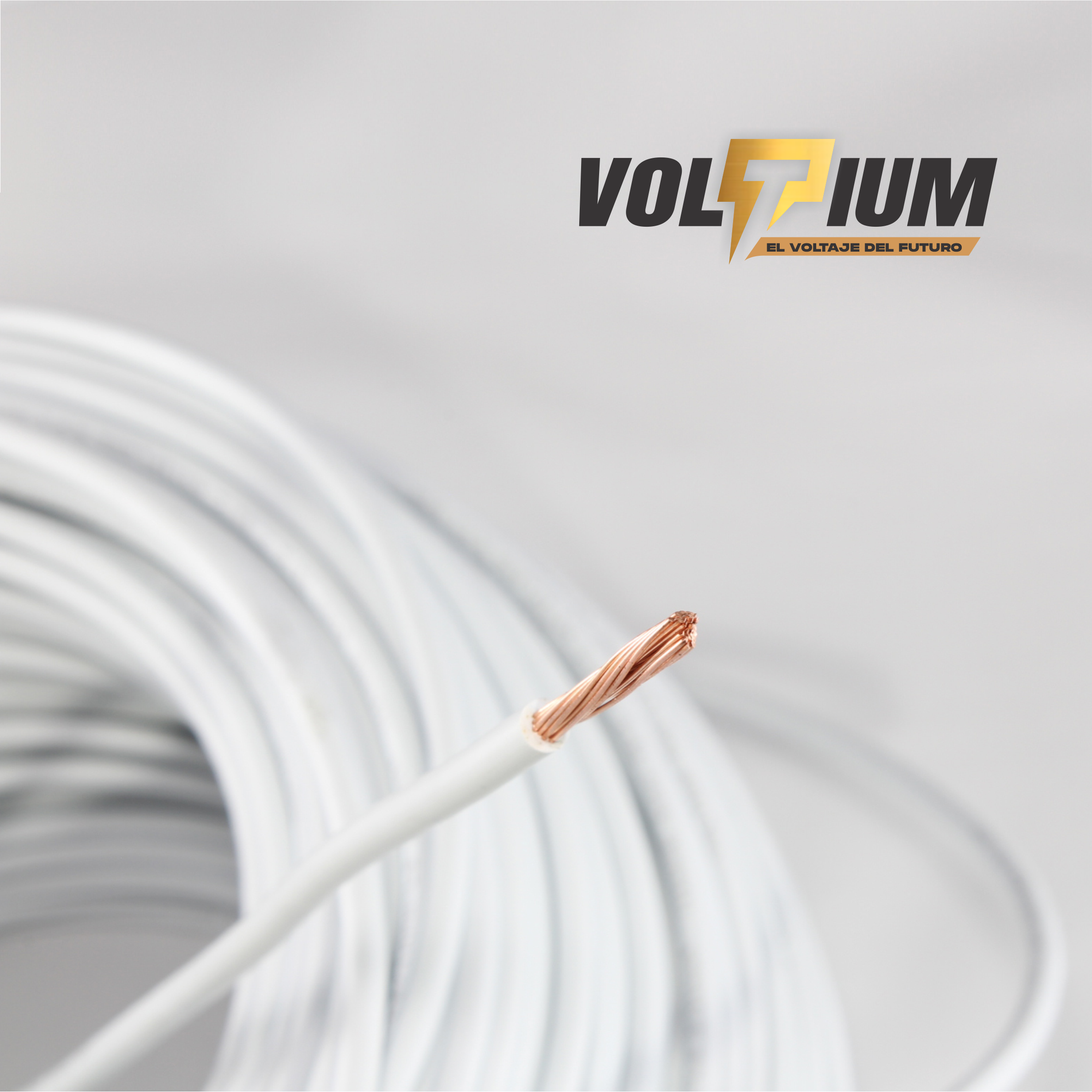 Foto 8 pulgar | Cable Eléctrico Voltium Thw-ls / Thhw-ls, Calibre 14 Blanco 100% Cobre 100m