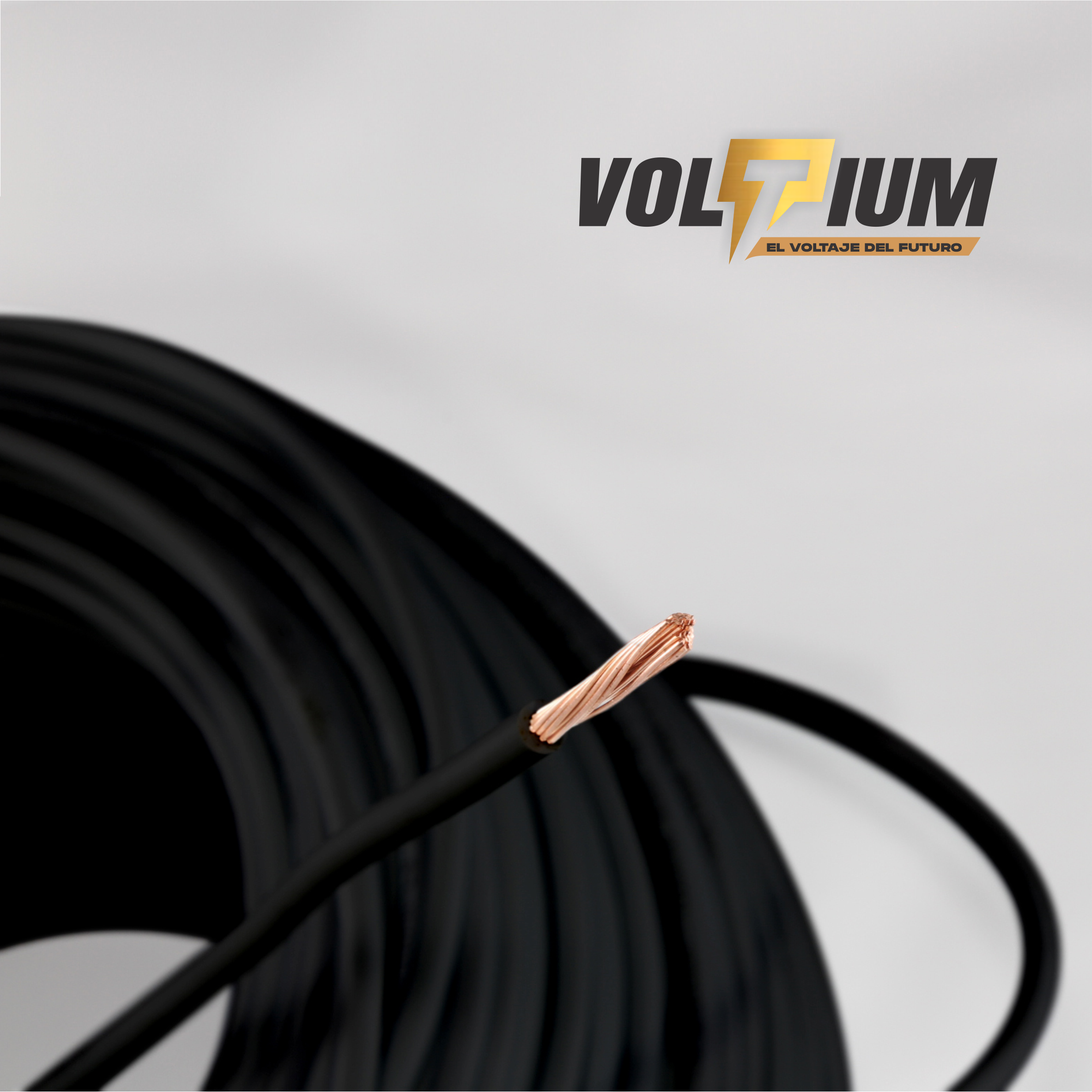 Foto 8 pulgar | Cable Eléctrico Voltium Thw-ls / Thhw-ls, Calibre 14 Negro 100% Cobre 100m