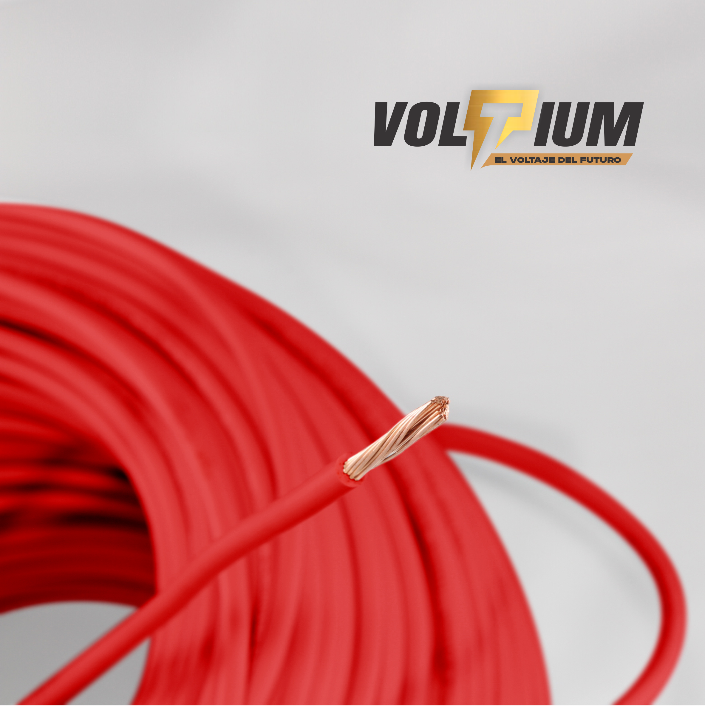 Foto 8 pulgar | Cable Eléctrico Voltium Thw-ls / Thhw-ls, Calibre 12 Rojo 100% Cobre 100m