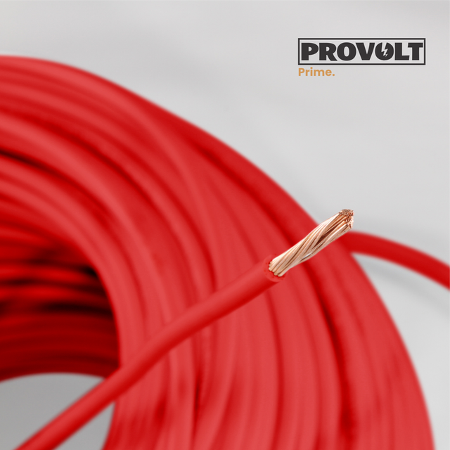 Foto 5 | Cable Eléctrico Provolt Prime Thw-ls / Thhw-ls, Calibre 14 Rojo 100% Cobre 100m