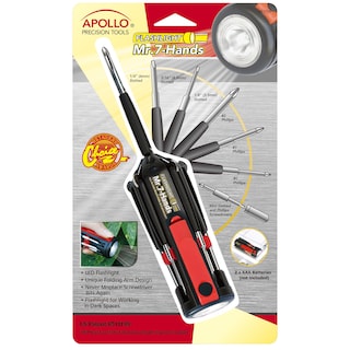 Foto 3 | Herramienta Manual Multidestornillador Apollo Tools Mr. 7-hands, Color Rojo - Venta Internacional.