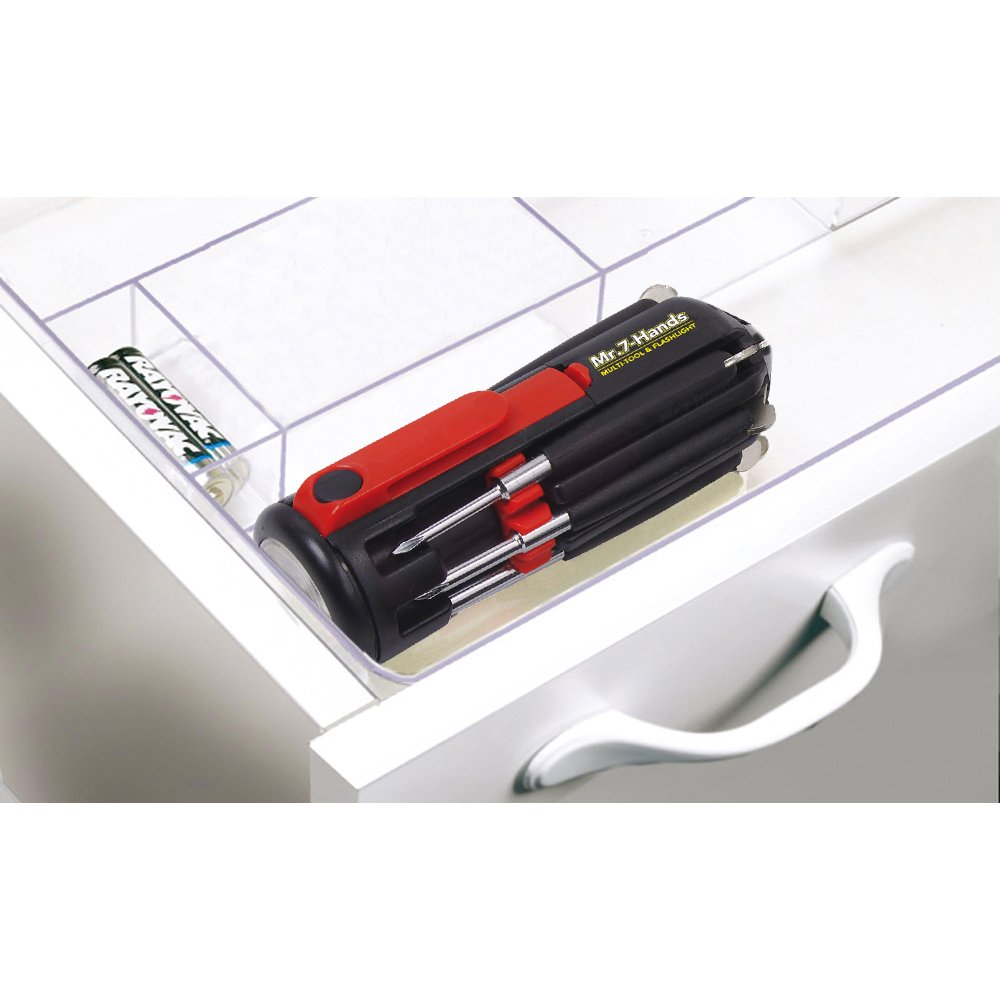 Foto 7 | Herramienta Manual Multidestornillador Apollo Tools Mr. 7-hands, Color Rojo - Venta Internacional.