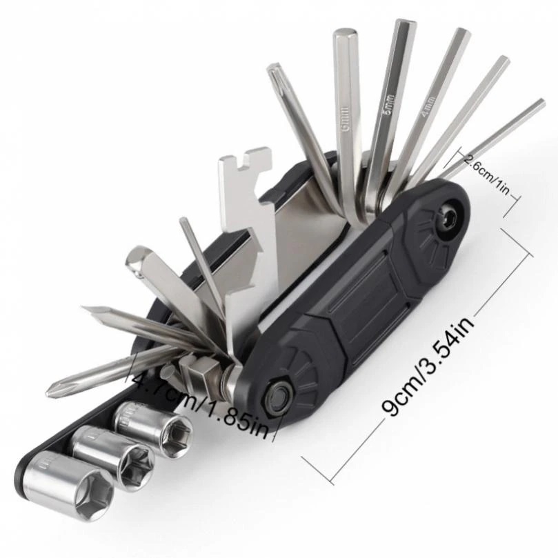Foto 3 pulgar | Kit Multipropósito De Herramientas De Reparación De Bicicletas - Venta Internacional.