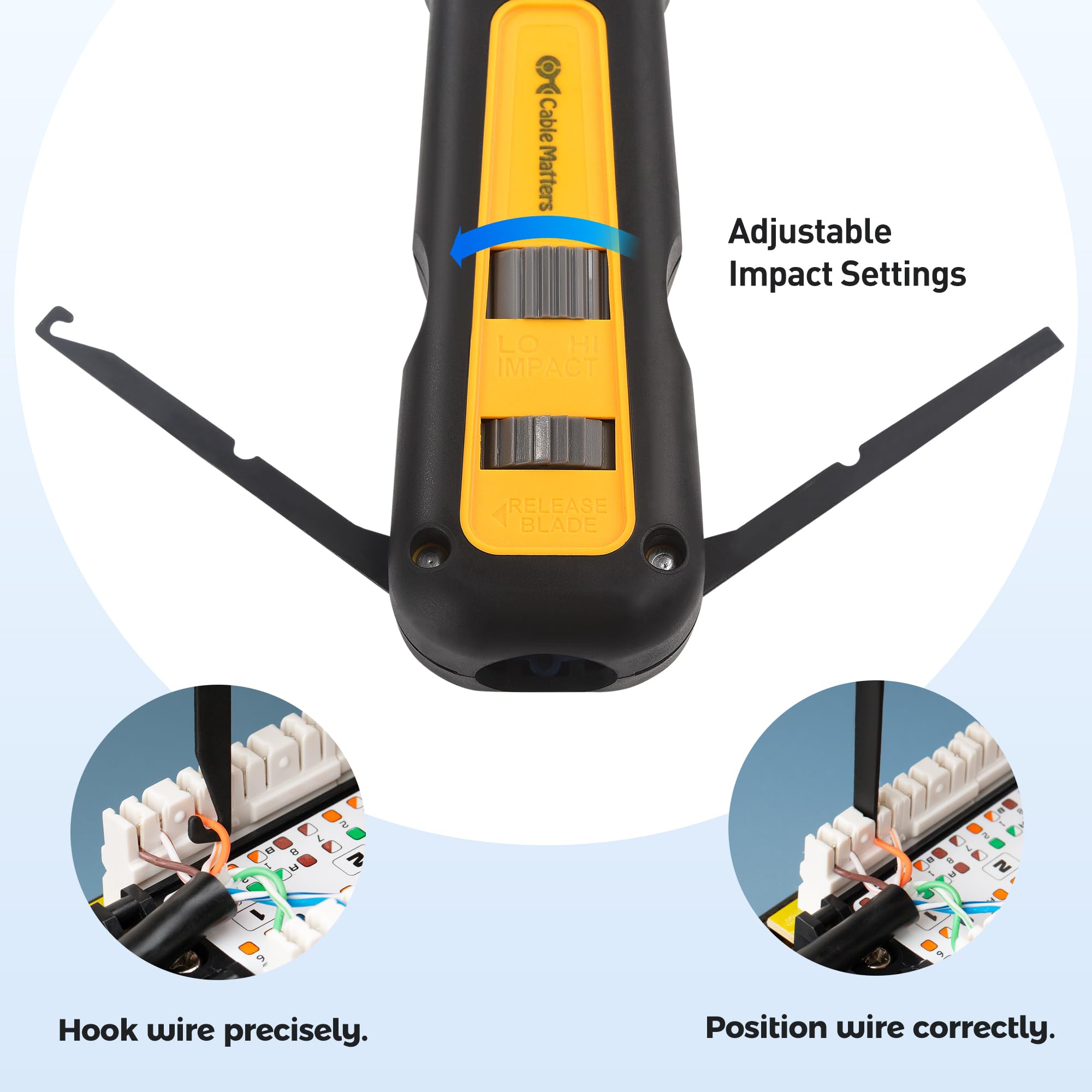 Foto 5 | El Cable Perforado Para Herramientas Importa Con Rj45 De 110 Y 66 Cuchillas - Venta Internacional.