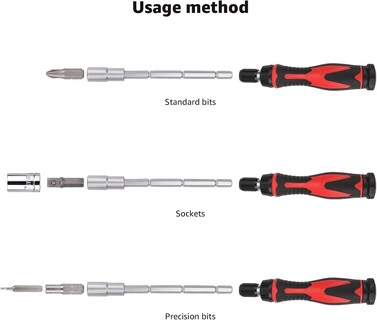 Foto 3 | Juego De Herramientas Amazon Basics: Llave De Trinquete Magnética De 73 Piezas - Venta Internacional.