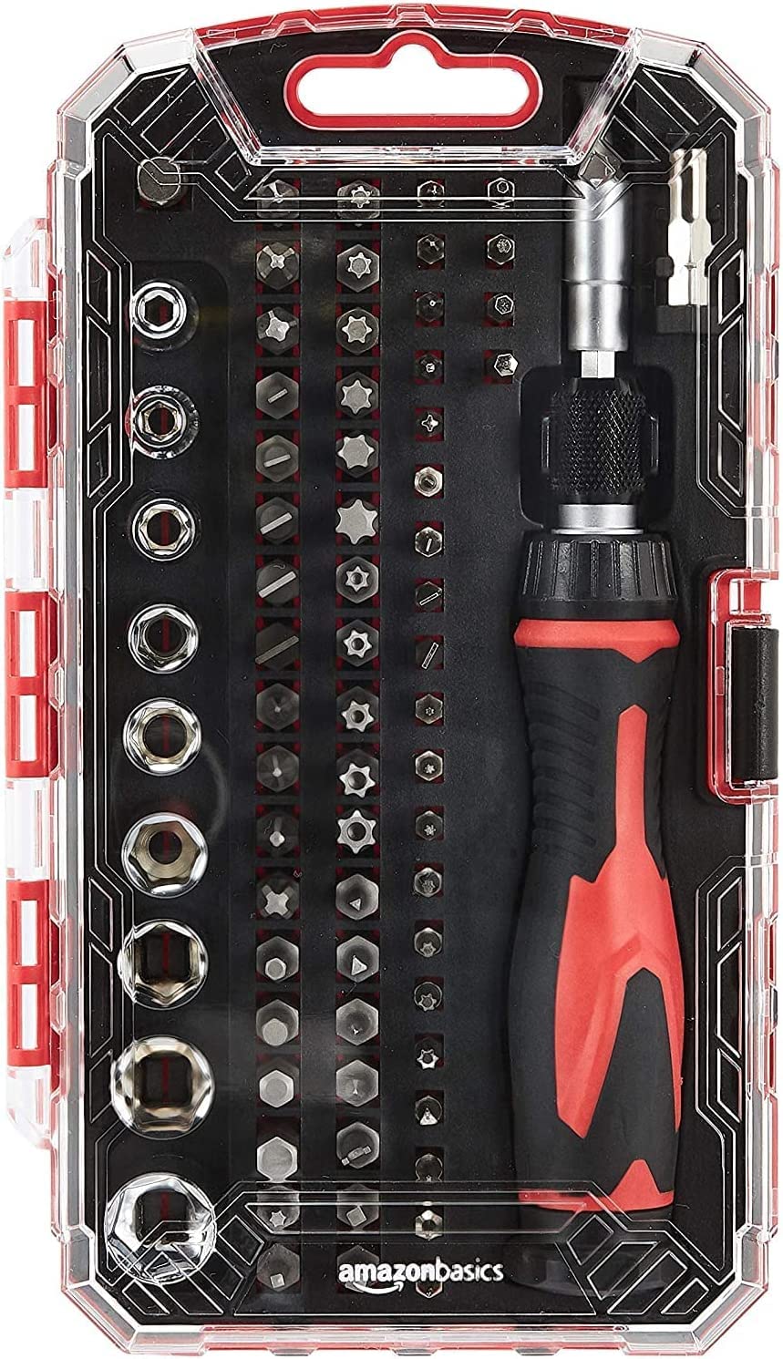 Foto 7 | Juego De Herramientas Amazon Basics: Llave De Trinquete Magnética De 73 Piezas - Venta Internacional.