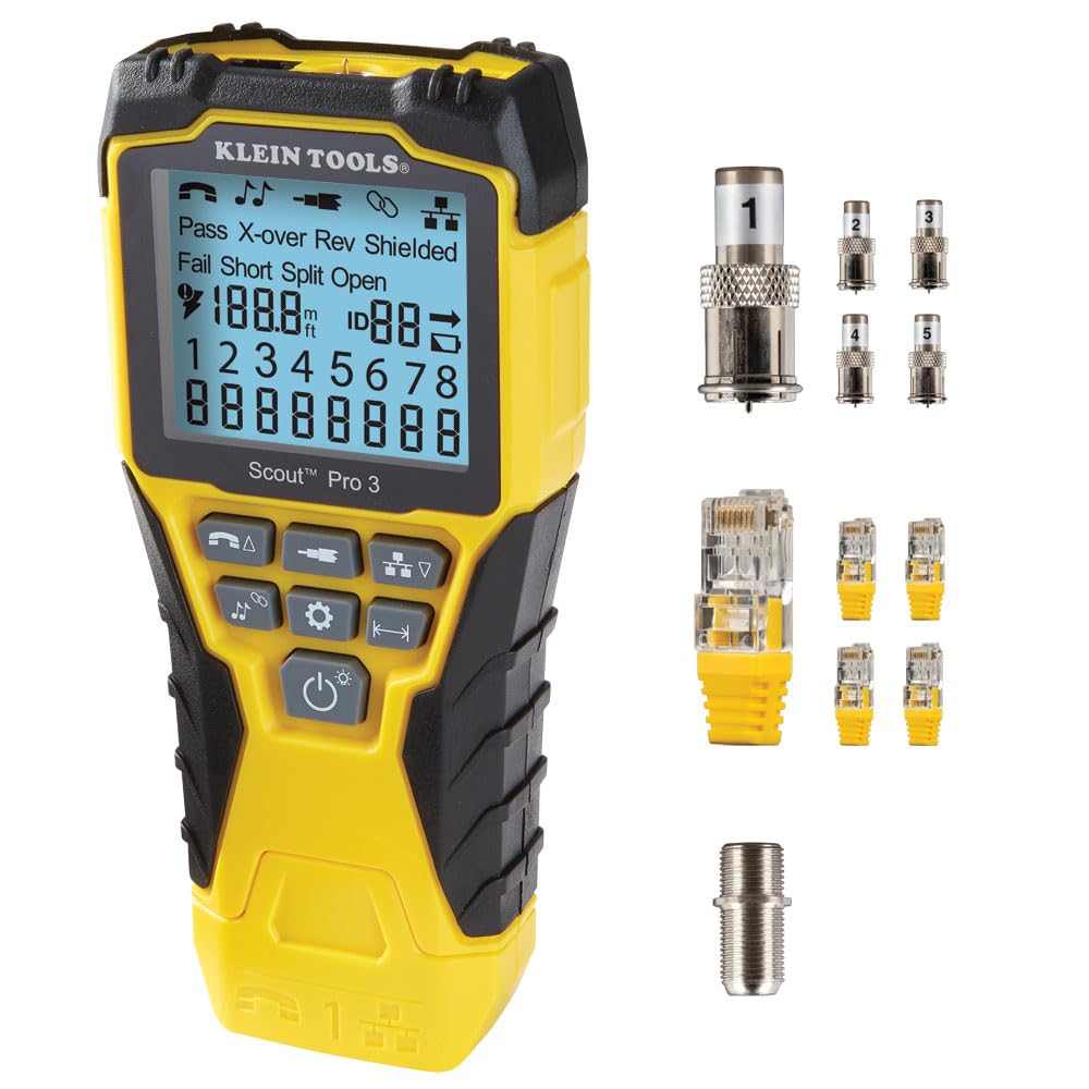 Foto 2 pulgar | Kit De Comprobador De Cables Klein Tools Vdv501-851 Con Scout Pro 3 - Venta Internacional.