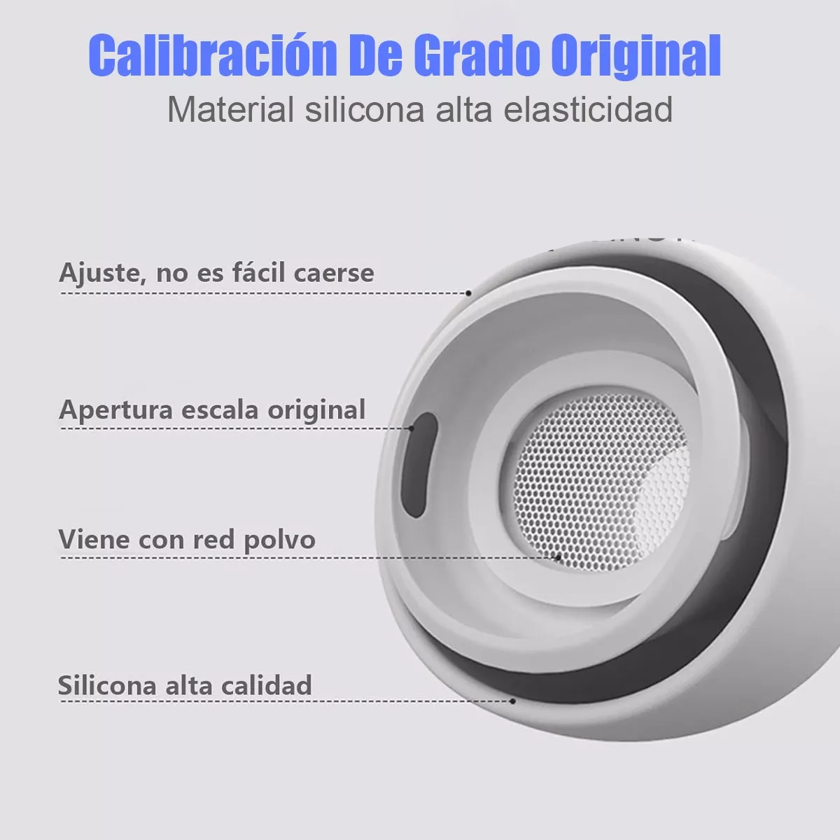 Foto 4 pulgar | Eartips y Limpiador para Airpods 15 Piezas Eo Safe Imports Esi-16107-1 Blanco