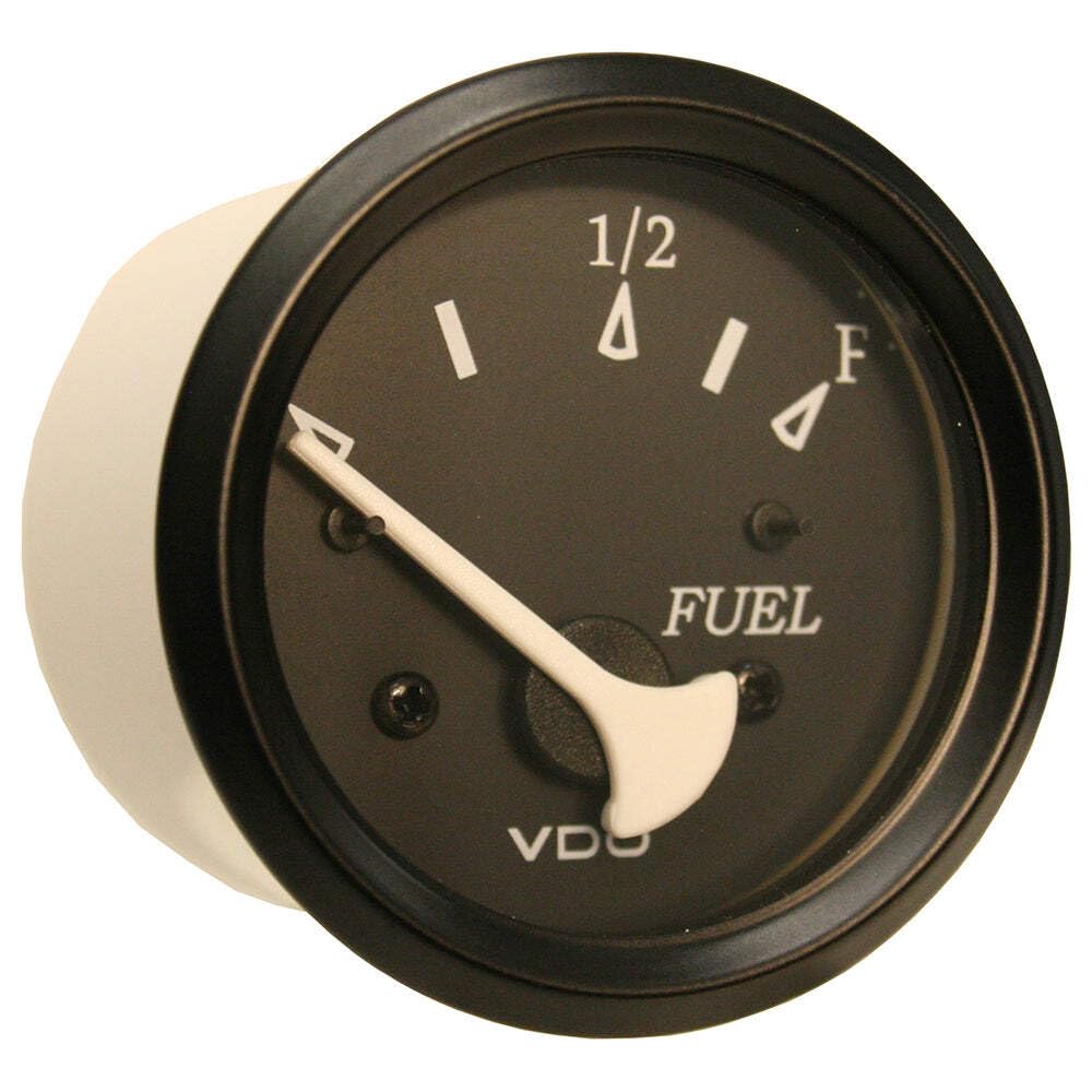 Medidor De Nivel De Combustible Marino Vdo 301-11802 Cockpit 12 V - Negro - Venta Internacional. $947