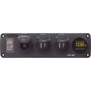 Foto 1 | Panel De Accesorios Blue Sea Systems 4368 Resistente Al Agua 12 V - Venta Internacional.