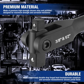 Foto 2 | Barra Rompedora Workpro De 40 Cm, Doble Disco, 3/8 Y 1/2, Cromo Vanadio - Venta Internacional.