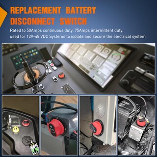 Foto 7 | Interruptor De Desconexión De Batería Nilight 50a 12v-48v A Prueba De Agua - Venta Internacional.