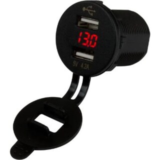 Foto 1 | Enchufe Usb/voltímetro Sea-dog Dual Con Pantalla Oculta - Venta Internacional.