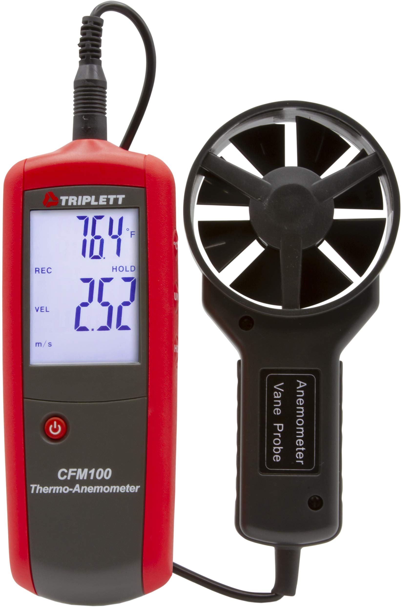 Foto 2 pulgar | Termoanemómetro Triplett Cfm100 Cfm/cmm Flujo De Aire - Venta Internacional.