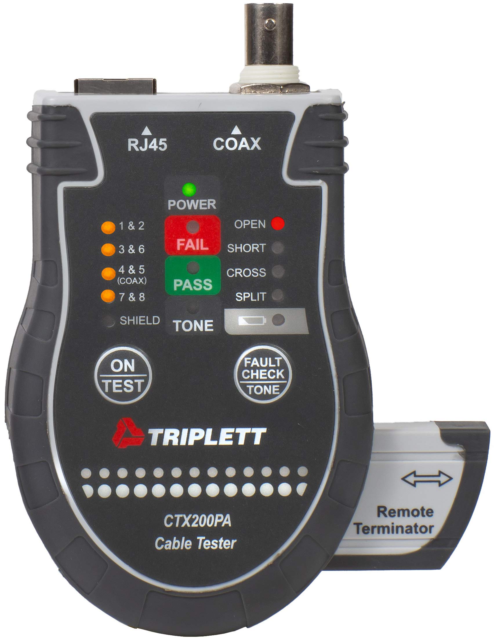 Foto 5 pulgar | Comprobador De Cables De Red Triplett Ctx200pa Rj45/coax Tia568 - Venta Internacional.