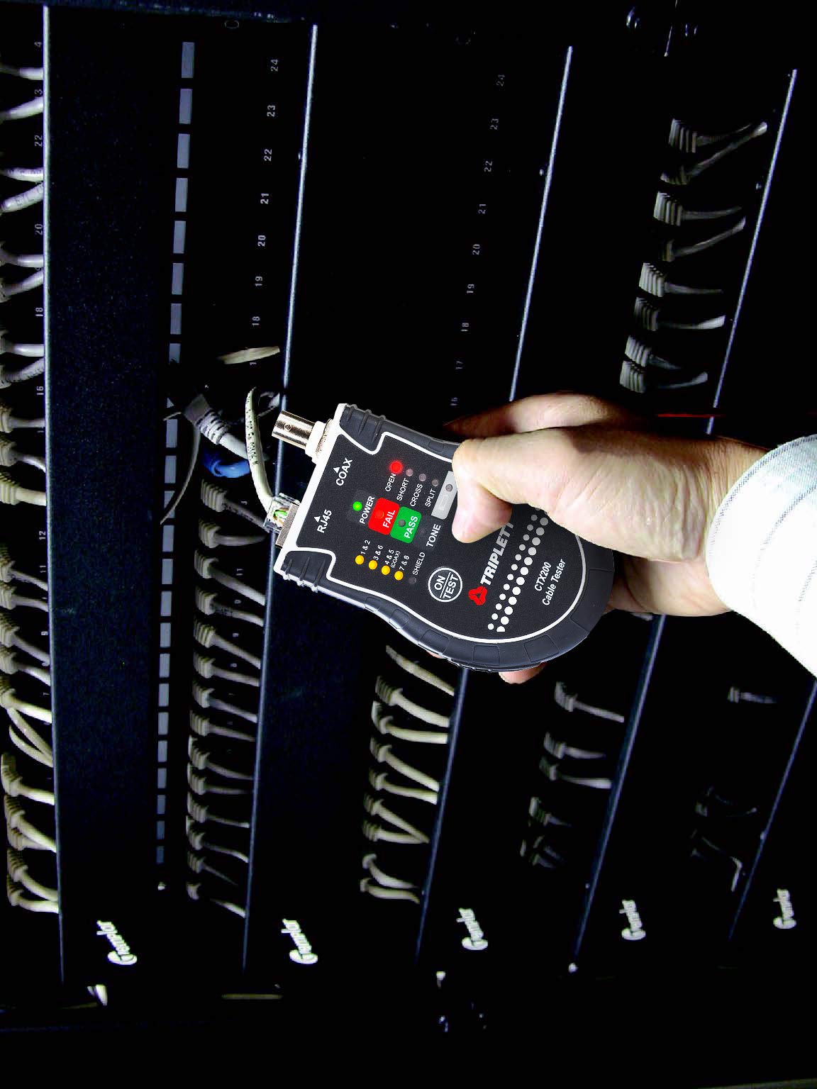 Foto 6 | Comprobador De Cables De Red Triplett Ctx200pa Rj45/coax Tia568 - Venta Internacional.
