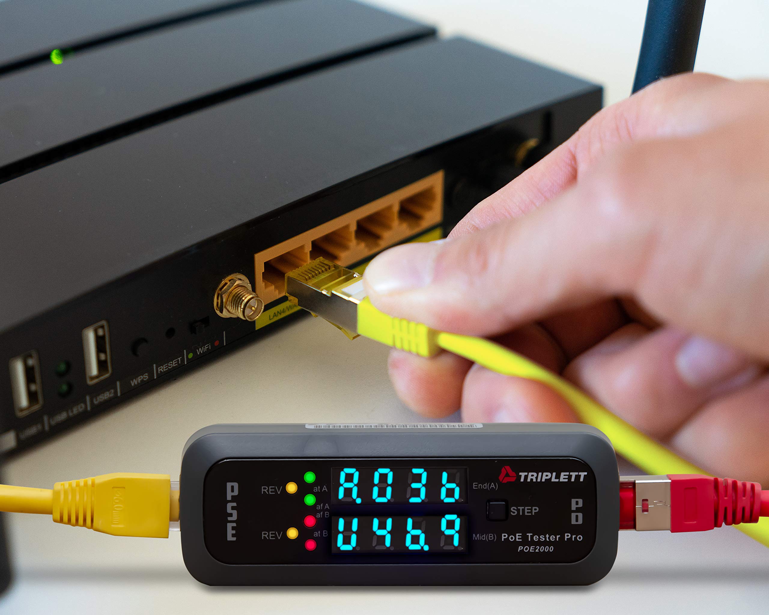 Foto 5 pulgar | Probador Poe Triplett Poe2000 Pro De Alimentación En Línea A Través De Ethernet - Venta Internacional.