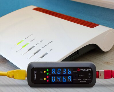 Foto 5 | Probador Poe Triplett Poe2000 Pro De Alimentación En Línea A Través De Ethernet - Venta Internacional.