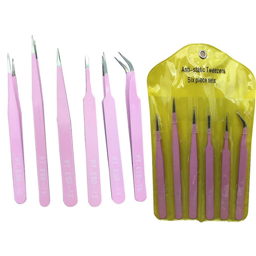 Foto 3 pulgar | Juego De Pinzas Huoguo Bga Precision Acero Inoxidable 6 Piezas - Venta Internacional.