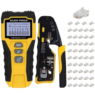 Foto 1 | Kit De Comprobador De Cables Klein Tools 80072 Rj45 Con Lan Scout Jr. 2 - Venta Internacional.
