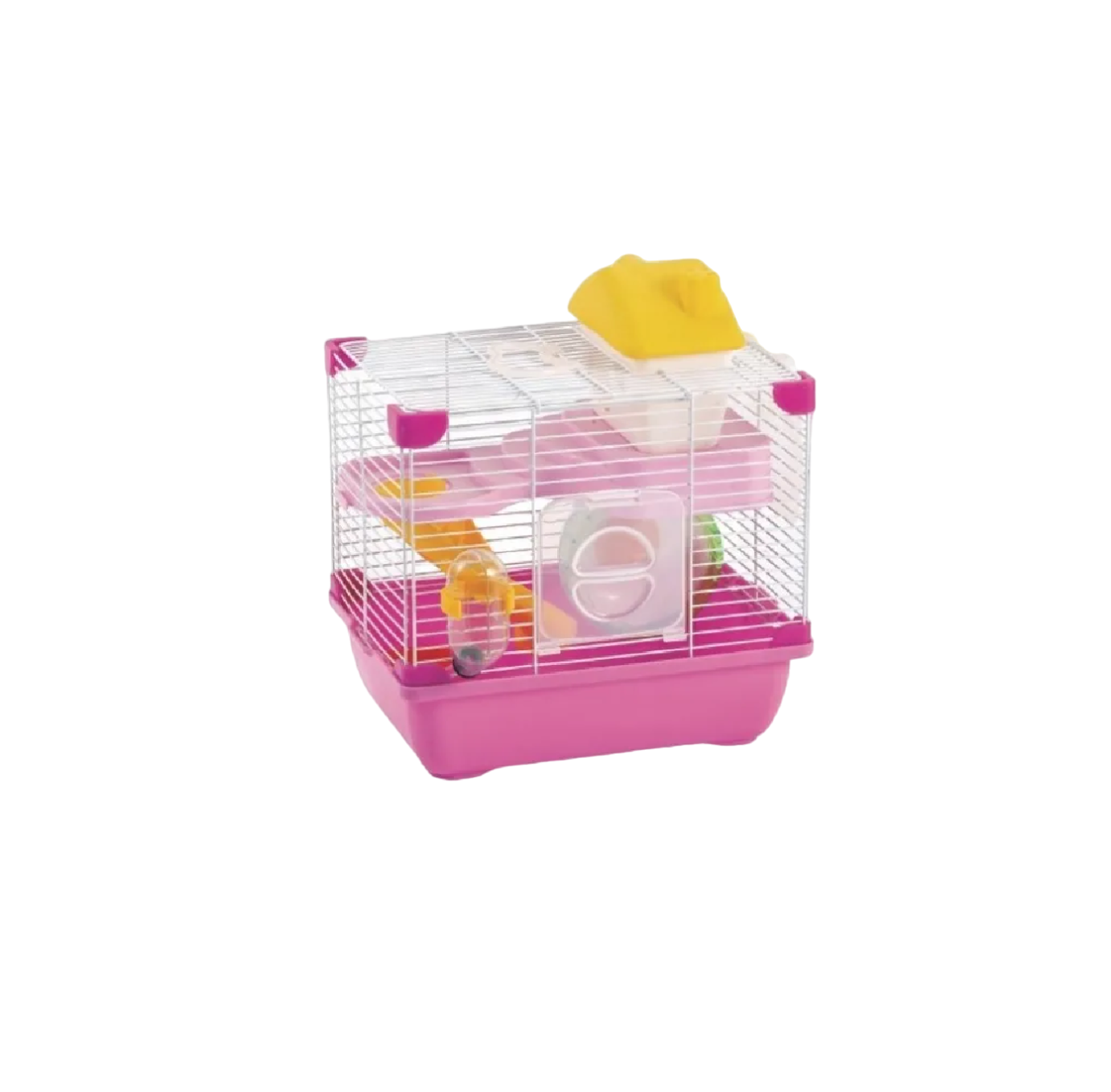 Foto 2 pulgar | Jaula para Hamster Malubero Equipada color Rosa