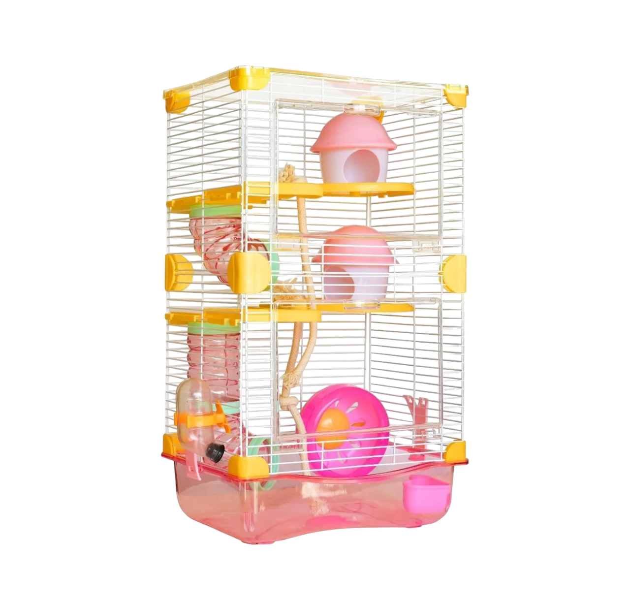 Foto 2 pulgar | Jaula Malubero Casa para Hamster con Bebedero Multicolor