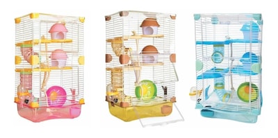 Foto 3 | Jaula Malubero Casa para Hamster con Bebedero Multicolor