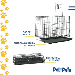Foto 5 | Transportadora Metálica Poli Pets Raza Mediana