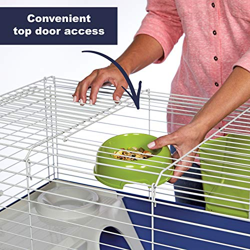 Foto 5 | Casas Para Mascotas Critterville Cleo Blu En Jaula Para Conejillos De Indias Del Medio Oeste - Venta Internacional.